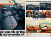 Publicidade para a picape Pampa 1982.
