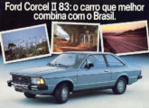 Folder publicitário do Corcel II 1983 (fonte: Jorge A. Ferreira Jr.).