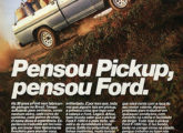 Publicidade de junho de 1987 para a picape F-1000.