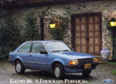Ford Escort 1986; em julho daquele ano o modelo seria radicalmente alterado (fonte: Jorge A. Ferreira Jr.).