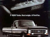 Publicidade de 1991 para a F-1000 Turbo.