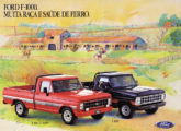 F-100 e F-1000 Turbo (à esquerda), em material publicitário de 1991 (fonte: Jorge A. Ferreira Jr.).