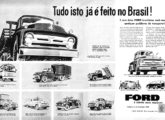 As diversas possibilidades de utilização de seus produtos foi o tema desta publicidade de novembro de 1958.