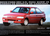 O Escort XR3 chegou a 1993 com motor 2.0 com injeção direta.