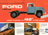 Somente no final de 1960 a Ford lançou um chassi curto, apropriado para basculantes e cavalos-mecânicos; a propaganda é de novembro.