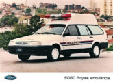 De vida curtíssima, o distinto Ford Royale acabou sendo anunciado como ambulância (fonte: Jorge A. Ferreira Jr.).