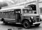 Volvo 1946 da empresa Pássaro Marrom, operadora do transporte de passageiros entre São Paulo e o Vale do Paraíba paulista.