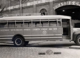 Os ônibus com motor externo da Grassi pouco mudaram ao longo da década de 40, como mostra este exemplar, fabricado em 1948 sobre chassi Ford, destinado ao transporte rodoviário gaúcho.