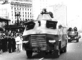 Carro blindado construído para a Polícia Militar do Estado de São Paulo, em 1964, sobre chassi International, conhecido por Tatu (fonte: Expedito Carlos Stephani Bastos).