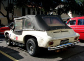 Gurgel 1970, com nova disposição das entradas de ar para o motor e lanternas traseiras retangulares, logo abandonadas (fonte: site yaplakal).