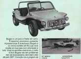 Propaganda de lançamento do buggy Bugato, fornecido somente em kits.