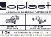 Propaganda da Moplast, do final de 1961, onde é mostrada a sua linha completa de veículos.