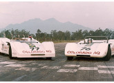 Heve P4 (à direita) e P5, lado a lado, no Autódromo de Jacarepaguá, em 1972 (fonte: site mestrejoca).