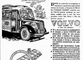 A venda dos nove ônibus "a óleo cru" para a Pássaro Marrom já fora explorada pela Volvo neste anúncio de jornal de janeiro de 1939.
