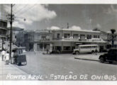 Ônibus Chevrolet com carroceria Grassi em cartão postal da antiga rodoviária de Ponta Grossa (PR) (fonte: Ivonaldo Holanda de Almeida).