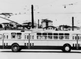 Protótipo do primeiro trólebus construído no Brasil, em 1958, realização conjunta da Grassi e Villares (fonte: revistaportaldoonibus).