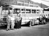 Ônibus International alimentado a gás, em visita de demonstração a Juiz de Fora (MG) em 1963 (fonte: Simón Eugénio Sáenz Arévalo / mauricioresgatandoopassado).