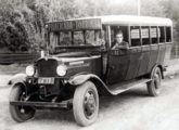 Chevrolet 1929 da paulista Auto Viação Piracicaba, precursora do Expresso de Prata, atendendo à ligação rodoviária com Torrinha (SP)