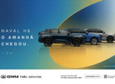Haval H6, importado da China: elétrico mais vendido do país em 2023 e forte candidato a ser o primeiro Great Wall nacionalizado, à época; a publicidade é de novembro do mesmo ano.