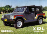Capa de folheto de publicidade do Gurgel X-12 L (fonte: Jorge A. Ferreira Jr.).