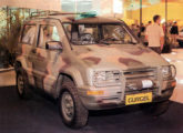 Super Cross em versão camuflada, exposto no Salão do Automóvel de 1992 (foto: R. Novelli / Autoesporte).