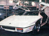Hofstetter-Cortada exposto no XVI Salão do Automóvel, em 1990 (fonte: Jorge A. Ferreira Jr.).