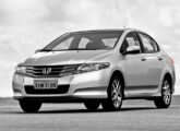 Honda City, sedã derivado do Fit, fabricado no Brasil a partir de 2009.