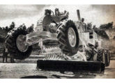 6 de maio de 1960: a primeira máquina nacionalizada pela Huber-Warco em demonstração no dia da inauguração da fábrica de Mogi das Cruzes (foto: O Cruzeiro).