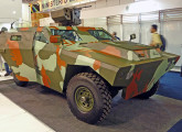 Segundo protótipo de blindado leve InbraFiltro, exposto na LAAD 2009 (foto: LEXICAR).