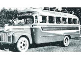 Primeira carroceria fabricada pela Incasel, em 1949, sobre um caminhão Ford 46 ou 47 (fonte: site toffobus).