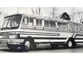 Renovada, a carroceria rodoviária Continental III foi apresentada no Salão de 1974; o LP da foto era da Auto Viação Panambi, da cidade homônima, no Rio Grande do Sul (fonte: Transporte Moderno).