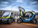 Renault Twizy: 90 unidades deste carro urbano começaram a ser montadas pela Itaipu Binacional a partir de 2014.