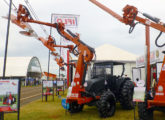 Podadeira Star Plus 3000 F2, com dois discos montados em braço dianteiro, diâmetro de corte de 3,0 m e alcance máxima lateral de 6,6 m (foto: LEXICAR).