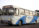 Minuano sobre Mercedes-Benz OH-1313 operado pela empresa Trans Express, de Passo do Sobrado (RS); desconhecemos se o carro foi fornecido sem a parte inferior envidraçada do para-brisa ou se a alteração foi realizada pela operadora (foto: Paulo Roberto Chulis / onibusbrasil).