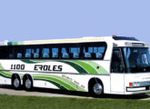 Também sobre plataforma O-364, porém com terceiro eixo, era este Delta da Transporte e Turismo Eroles, de Mogi das Cruzes (SP) (fonte: Jorge A. Ferreira Jr.).