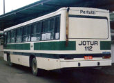 Mercedes-Benz OF-1318 com carroceria Increal da empresa Jotur, de Palhoça (SC), fotografado em 1995 em Florianópolis (foto: João Marcos do Nascimento / egonbus).