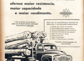 Propaganda de junho de 1951, mais uma vez explorando, como tema, as novas fronteiras do país.