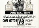 O novo motor nacional IH em publicidade de dezembro de 1960.