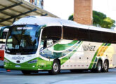 i6S 390 em chassi Scania K 410 IB 6x2 adquirido em 2023 pela empresa uruguaia Nuñez (fonte: portal transporteuruguayo).