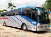 Century 360 em chassi Volvo B10R, também de propriedade da AVA (foto: Reginaldo Vieira / onibusbrasil).