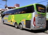 Irizar i6 390 em chassi Volvo B430R 6x2 da operadora uruguaia Jotacé (foto: Bruno Barbosa Cordeiro /onibusbrasil).