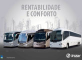 Propaganda da linha Irizar 2015, já então incluindo o novo modelo i6 Plus.