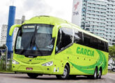 i6 Plus em chassi Volvo B380R na frota da Viação Garcia, de Londrina (PR) (foto: Luiz Scarabotto / onibusbrasil).: 