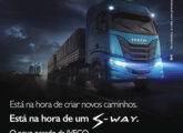 O modelo pesado S-Way em publicidade de maio de 2023.