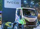 O Tector a gás argentino exposto na Fenatran (foto: AutoData).