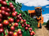 A colhedora K 3500 em ação (fonte: revistacultivar).