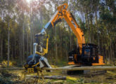Escavadeira hidráulica para exploração florestal JS220F, também novidade de 2020.