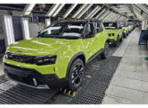 Os primeiros Avenger no final da linha de fabricação de Porto Real.