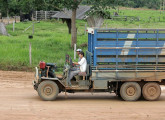 A despeito da motorização pouco potente, frequentemente o jerico é equipado com três eixos, assumindo funções de caminhão médio (foto: Cleyton Ferrari).
