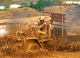 Jerico com motor dianteiro em fotografia da campanha de divulgação da corrida de 2011, quando seria comemorado o 20o aniversário do evento (fonte: site rondoniaovivo).